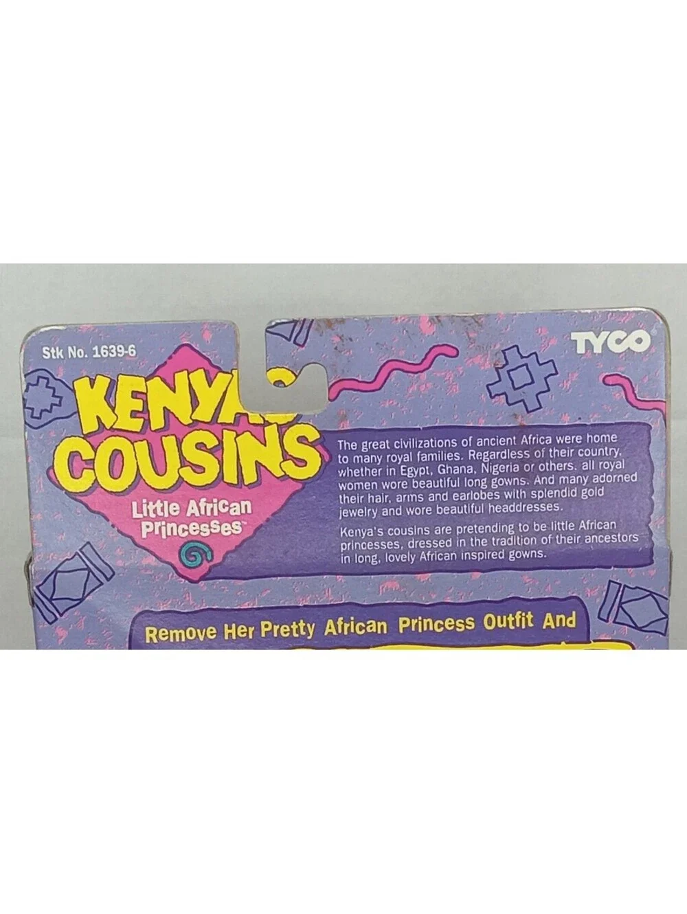 Vtg Tyco Kenya's Cousins Little Princess Baby Doll Sealed 1639-6 *READ*